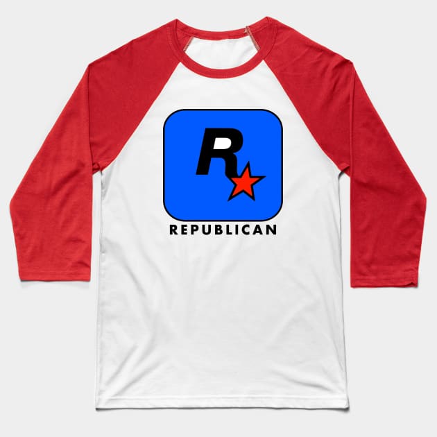 REPUBLICAN Baseball T-Shirt by theanomalius_merch